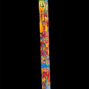 Hand Painted by seller (accept custom) 4'X4"x5feet. Garden Pole, Peace Pole
